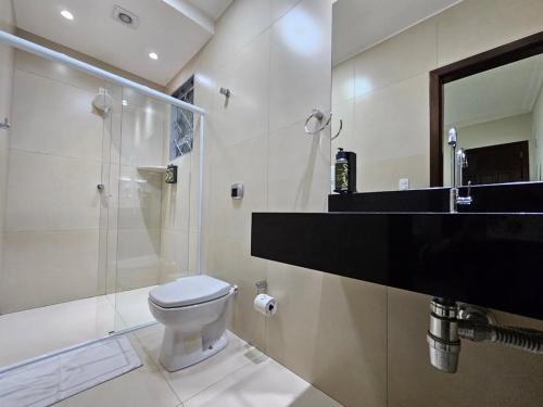Koupelna v ubytování Vitoria Palace Hotel