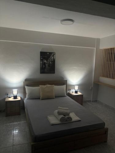 Ένα ή περισσότερα κρεβάτια σε δωμάτιο στο Villa Fay