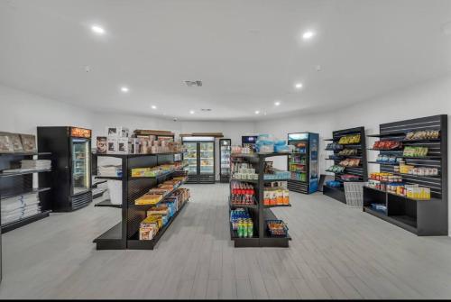 a store filled with lots of shelves filled with food at The irlo in Kissimmee