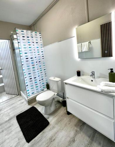 Baðherbergi á Azur Studio