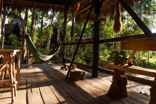Zahrada ubytování Jungle Cabin - Satorilodge