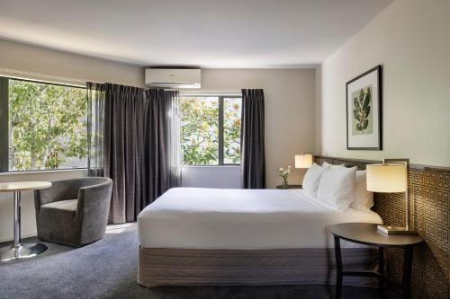 Ένα ή περισσότερα κρεβάτια σε δωμάτιο στο Edit Auckland Greenlane