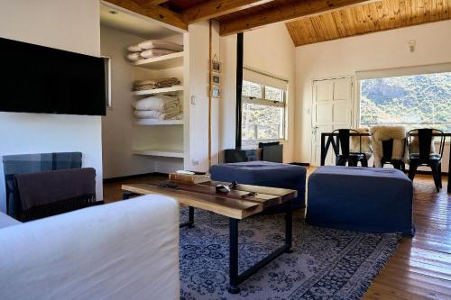 Et opholdsområde på Odella Casas de Montaña en Vallecitos