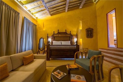 Posezení v ubytování Casa Carolina Hotel Cartagena