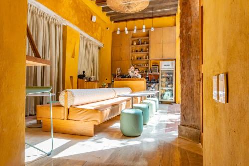 Posezení v ubytování Casa Carolina Hotel Cartagena