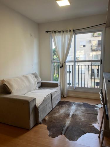 Postel nebo postele na pokoji v ubytování Apartamento condomínio Vert Clube