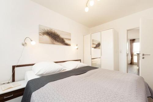 Ένα ή περισσότερα κρεβάτια σε δωμάτιο στο Ostseebrise