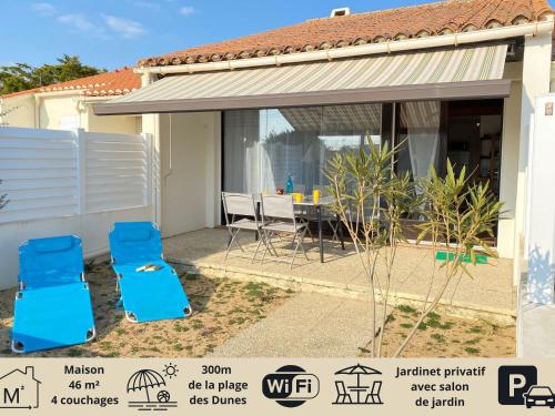 Maison Tout Confort avec Mezzanine à 300m de la Plage - Wifi, Terrasse, Parking Privé - FR-1-231-246