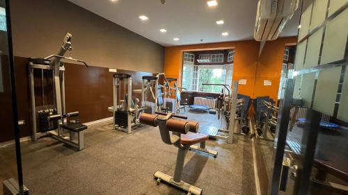 Fitnesscentret og/eller fitnessfaciliteterne på Guesthouse Luxury