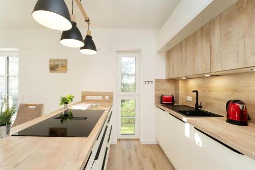 Dapur atau dapur kecil di Am Feldweg 8 Heringsmöwe