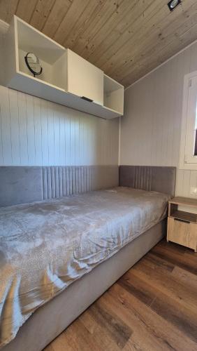 Postel nebo postele na pokoji v ubytování An den Sieben Seen