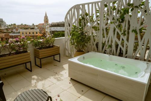 Μπαλκόνι ή βεράντα στο Terrazas Hotel Boutique