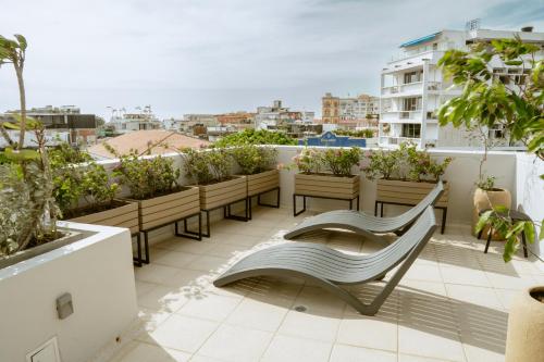 Μπαλκόνι ή βεράντα στο Terrazas Hotel Boutique