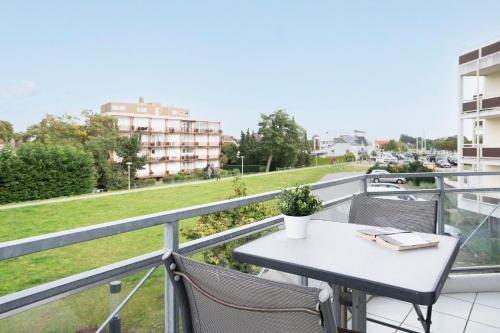 Μπαλκόνι ή βεράντα στο Haus Titania Wohnung 12