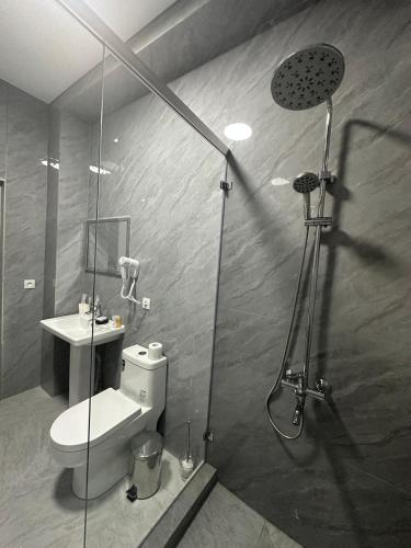 Ένα μπάνιο στο Barys Hotel