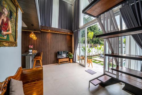Katil atau katil-katil dalam bilik di Hayana Villa Kintamani