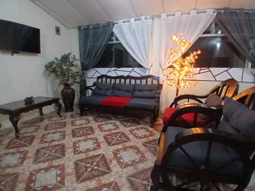 Postel nebo postele na pokoji v ubytování Apartamentos Los Cerezos