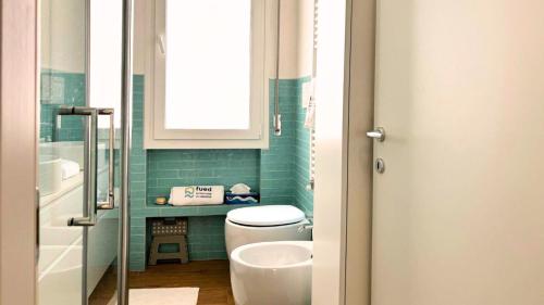 Koupelna v ubytování CN011 - Cesenatico, nuovo trilocale con posto auto in posizione centrale