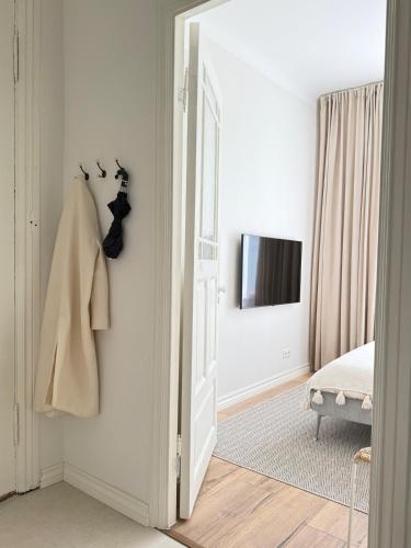 Ένα ή περισσότερα κρεβάτια σε δωμάτιο στο Central Tallinn apartment, Boho Gem