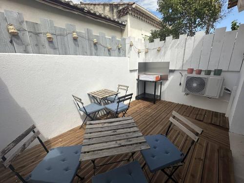 Superbe RDC terrasse centre ville clim wifi