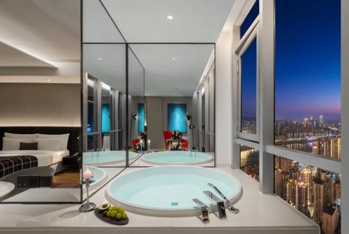 重慶市にあるISEYA Panoramic Hotel - Chongqing Jiefangbei Yunduan Zhiyanのギャラリーの写真