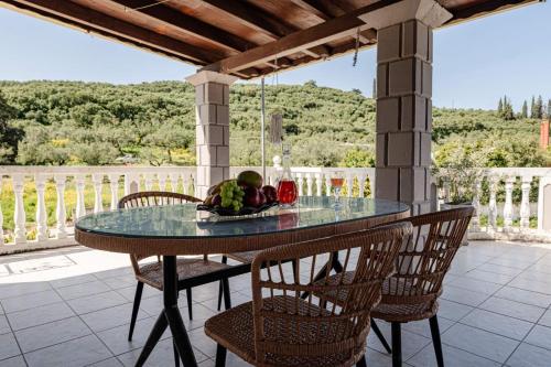 A balcony or terrace at Eleni's Apartment Top Floor