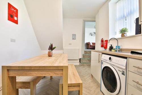 Kuchyň nebo kuchyňský kout v ubytování Hiks Accommodations