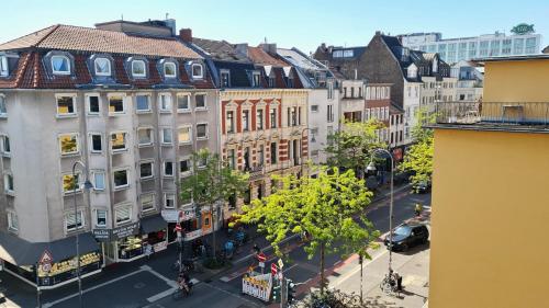 ホステルから撮影された、または一般的なケルンの景色