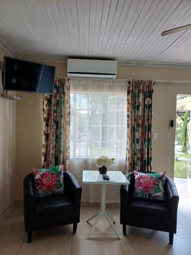Posezení v ubytování Capbon Guesthouse