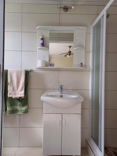Koupelna v ubytování Capbon Guesthouse