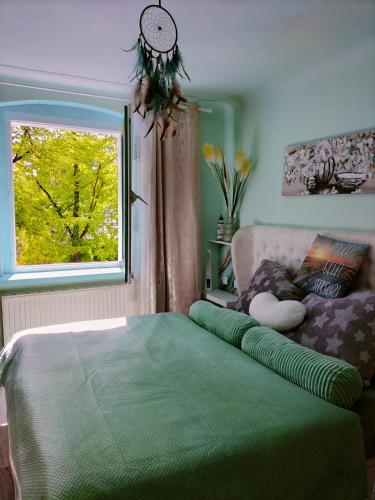 Postel nebo postele na pokoji v ubytování Apartment Villa Karena mit 2 Schlafzimmern