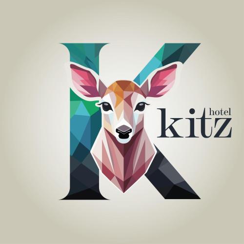 a vector illustration of kudu geometric design at Hotel Kitz ehemals Schlemmerhütte in Langweid