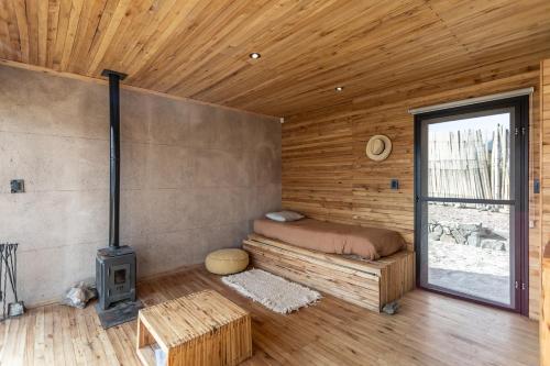 Katil atau katil-katil dalam bilik di La Calma Ecolodge 2