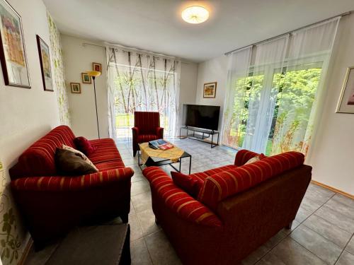 Μια τηλεόραση ή/και κέντρο ψυχαγωγίας στο Ferienhaus Nordsee