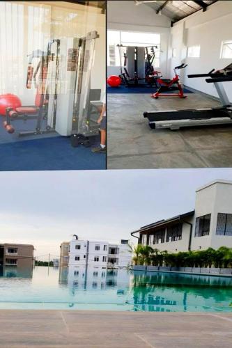 Γυμναστήριο ή/και όργανα γυμναστικής στο Greenview Apartments