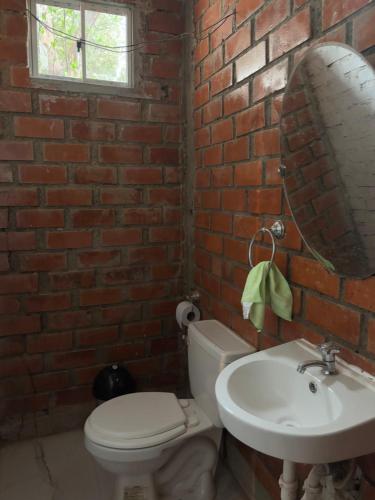 Et badeværelse på Casa de Campo Mamaia