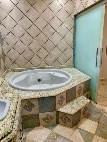 Koupelna v ubytování Casa jambo