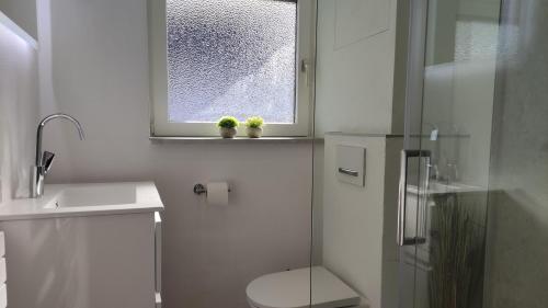 Ένα μπάνιο στο FeWo Panoramachalet, Oberreute