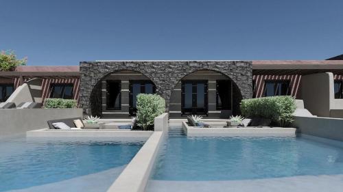 Amazing Santorini Villa 1 Bedroom Villa Euphoria Private Pool & Beautiful