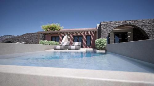 Magical Santorini Villa 1 Bedroom Villa Serenity Private Pool