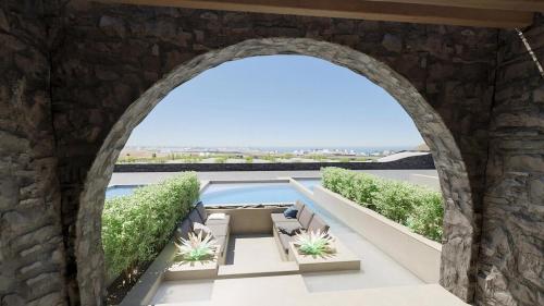 Amazing Santorini Villa 1 Bedroom Villa Euphoria Private Pool & Beautiful