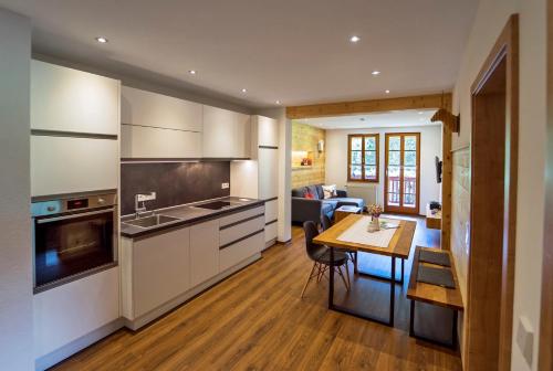 Kuchyň nebo kuchyňský kout v ubytování Nichtraucher-ferienwohnung, 60qm