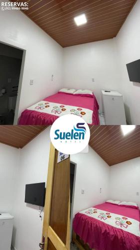 Hotel Suelenにあるベッド