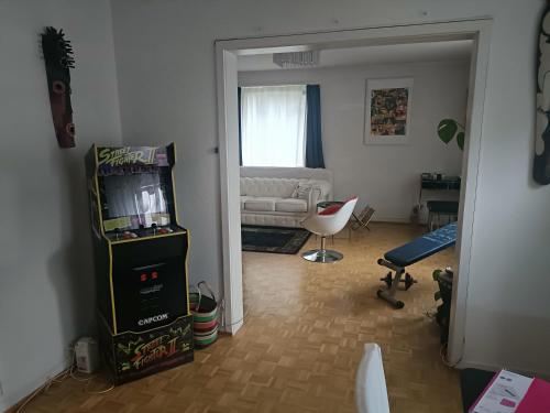 TV a/nebo společenská místnost v ubytování Nice room in Basel, Switzerland