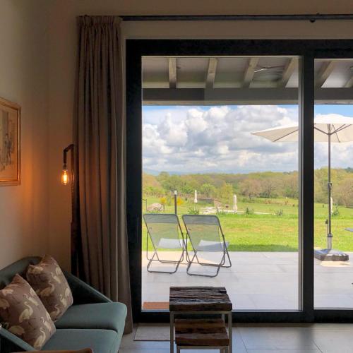 Χώρος καθιστικού στο Podere l'Alfina B&B - Bio Agriturismo