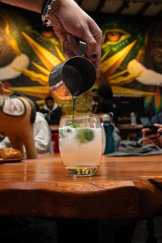 Black Llama Hostel Cuscoで提供されているドリンク