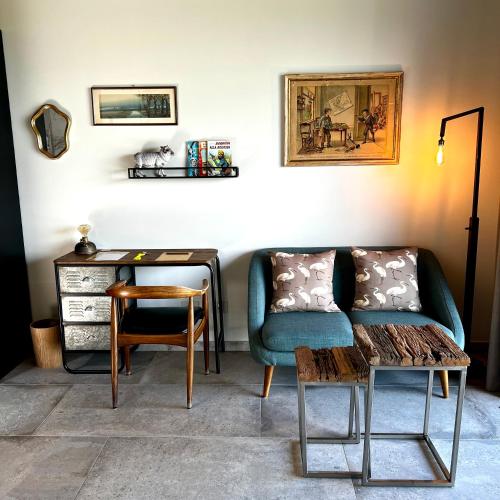 Χώρος καθιστικού στο Podere l'Alfina B&B - Bio Agriturismo
