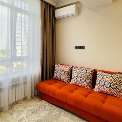 Χώρος καθιστικού στο Discovery Asanbai