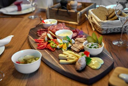 Comida en o cerca de este chalet de montaña