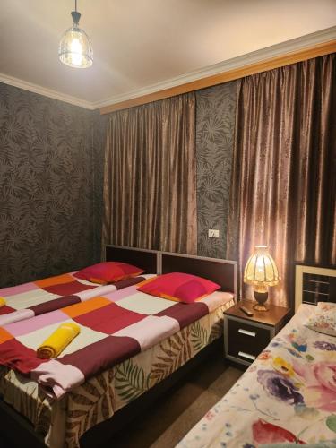 Postel nebo postele na pokoji v ubytování Guesthouse Vashlovani